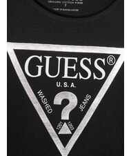 GUESS KIDS Triangle logo print T-shirt jetbla - Child T-shirt - 3