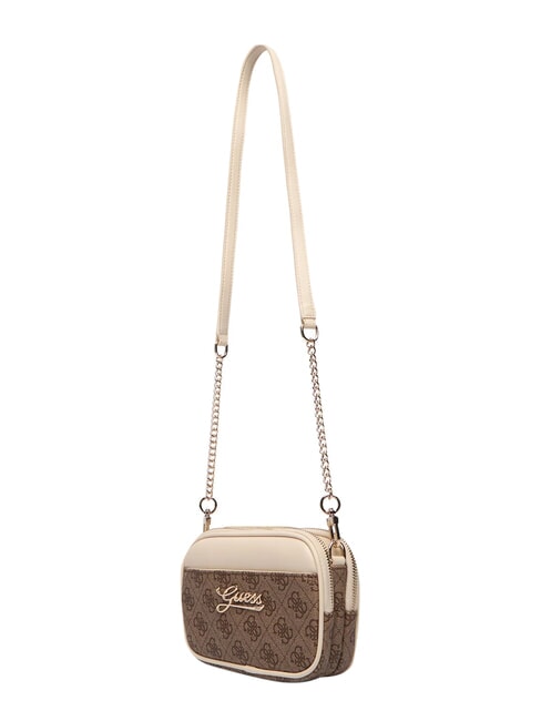 GIRL MINI ME Mini shoulder bag 4g aop beige white - Women&rsquo;s Bags