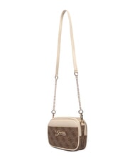 GUESS GIRL MINI ME Mini shoulder bag 4g aop beige white - Women&rsquo;s Bags - 4