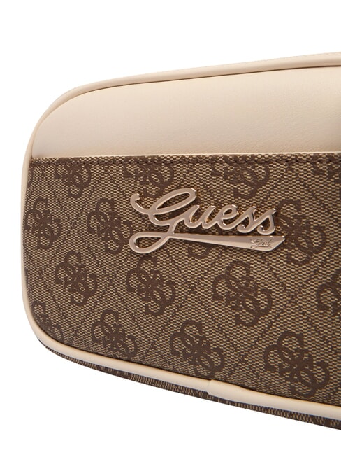 GIRL MINI ME Mini shoulder bag 4g aop beige white - Women&rsquo;s Bags
