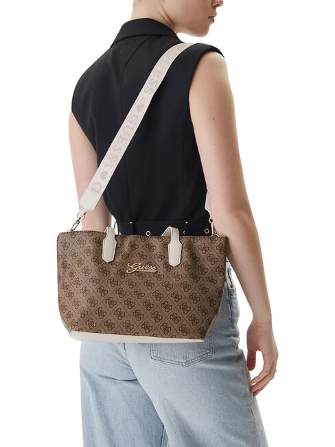 GIRL MINI ME Shoulder bag, with shoulder strap 4g aop beige white - Women&rsquo;s Bags