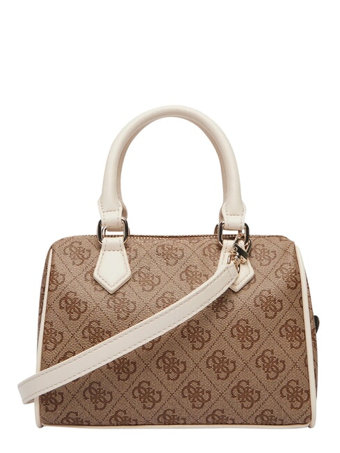 GIRL MINI ME Mini handbag with shoulder strap 4g aop beige white - Women&rsquo;s Bags