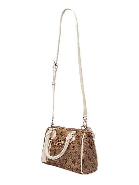 GIRL MINI ME Mini handbag with shoulder strap 4g aop beige white - Women&rsquo;s Bags