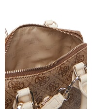 GUESS GIRL MINI ME Mini handbag with shoulder strap 4g aop beige white - Women&rsquo;s Bags - 5