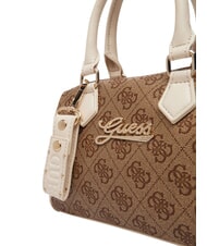 GUESS GIRL MINI ME Mini handbag with shoulder strap 4g aop beige white - Women&rsquo;s Bags - 6