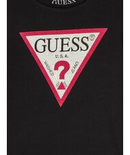 GUESS KIDS Short-sleeved T-shirt with rhinestones jetbla - Child T-shirt - 3