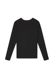 GUESS KIDS Long-sleeved T-shirt with rhinestones jetbla - Child T-shirt - 2