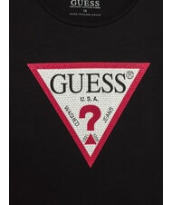 GUESS KIDS Long-sleeved T-shirt with rhinestones jetbla - Child T-shirt - 3