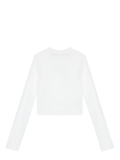 KIDS Long-sleeved, stretch T-shirt purwhite - Child T-shirt