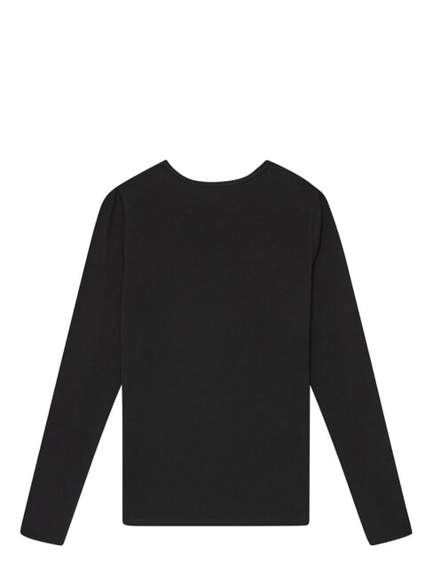 KIDS Long-sleeved T-shirt with rhinestones jetbla - Child T-shirt