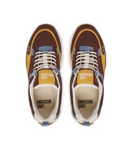 LOVE MOSCHINO STARDUST Women's Sneakers cocoa/avian blue/ochre/ivory - Women&rsquo;s shoes - 4