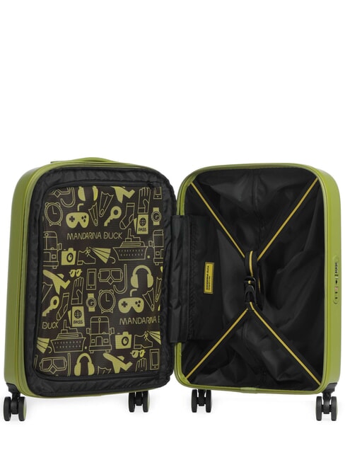 LOGODUCK + Hand luggage trolley, exp winter olive - Hand luggage