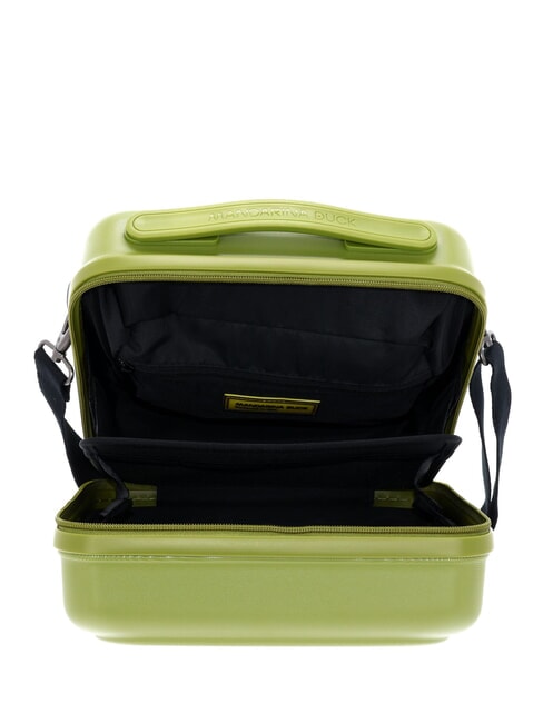 LOGODUCK + Rigid beauty case with shoulder strap winter olive - Beauty Case