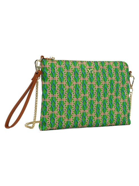 AUDREY Clutch bag with wristlet and shoulder strap kiwi - Women&rsquo;s Bags