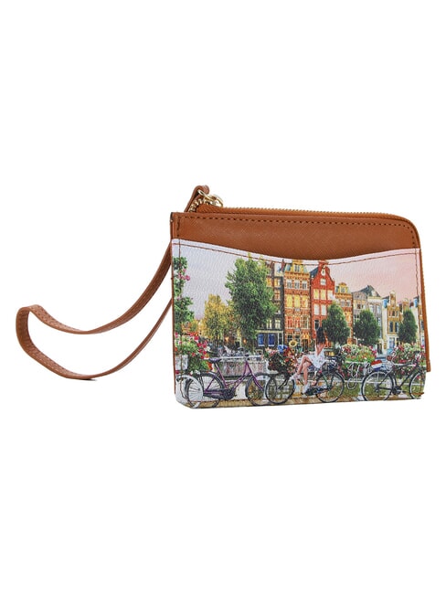 YESBAG Zip-up card holder with wristband flower river - Women&rsquo;s Wallets