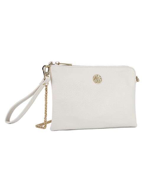 HAPPY Clutch bag with shoulder strap and wristlet white - Women&rsquo;s Bags