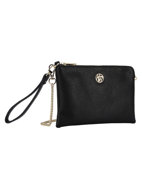 HAPPY Clutch bag with shoulder strap and wristlet black - Women&rsquo;s Bags