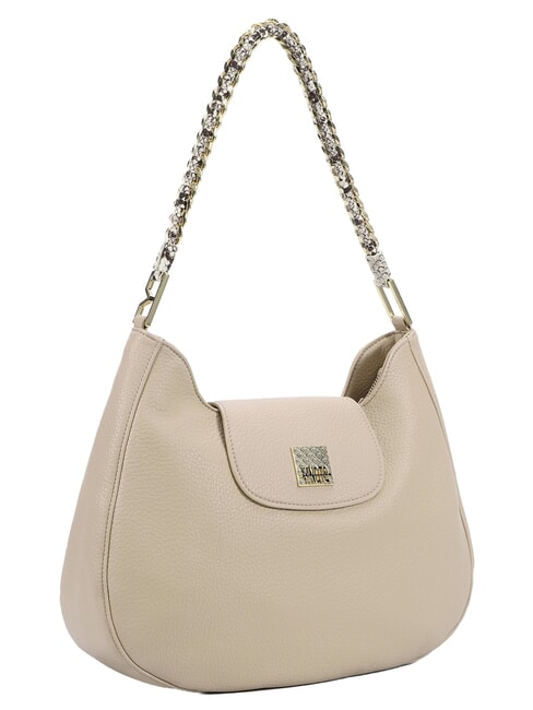 RACHEL Hobo shoulder bag, with flap cream - Women&rsquo;s Bags