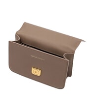 TRUSSARDI CAMEO Mini shoulder bag, in leather desert taupe - Women&rsquo;s Bags - 4
