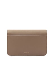 TRUSSARDI RIVETTO Mini shoulder bag, in leather desert taupe - Women&rsquo;s Bags - 2
