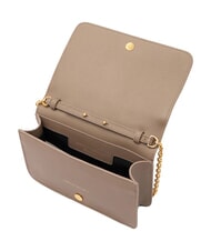 TRUSSARDI RIVETTO Mini shoulder bag, in leather desert taupe - Women&rsquo;s Bags - 3