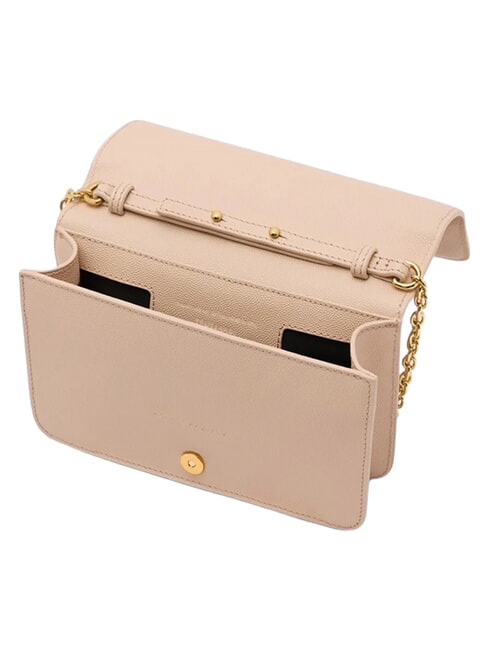 RIVETTO Mini shoulder bag, in leather nude - Women&rsquo;s Bags