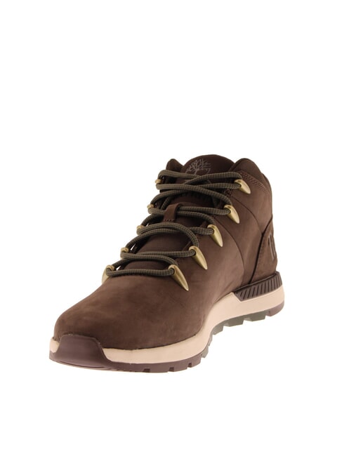 SPRINT TREKKER MID  Leather ankle boots dark brown nubuck black - Men&rsquo;s shoes