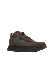 TIMBERLAND FIELD TREKKER Sneakers dark brown nubuck dark green - Men&rsquo;s shoes - 2