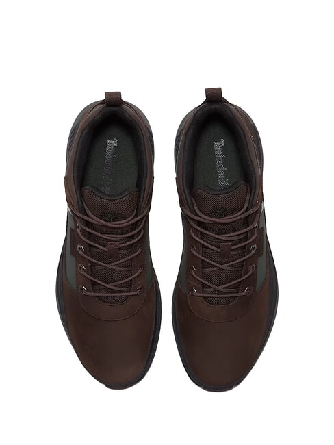 FIELD TREKKER Sneakers dark brown nubuck dark green - Men&rsquo;s shoes