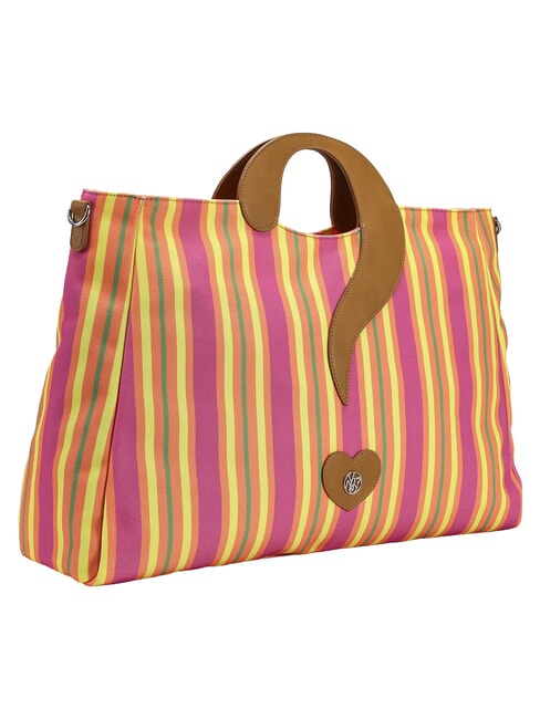 STRIPES Handbag with shoulder strap orange - Women&rsquo;s Bags