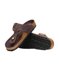 BIRKENSTOCK GIZEH BIG BUCKLE HEX Leather slipper sandal habana - Women&rsquo;s shoes - 3