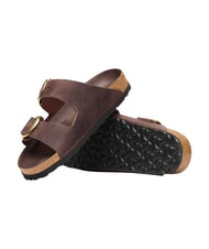 BIRKENSTOCK ARIZONA BIG BUCKLE HEX Oiled leather slipper sandal habana - Women&rsquo;s shoes - 4