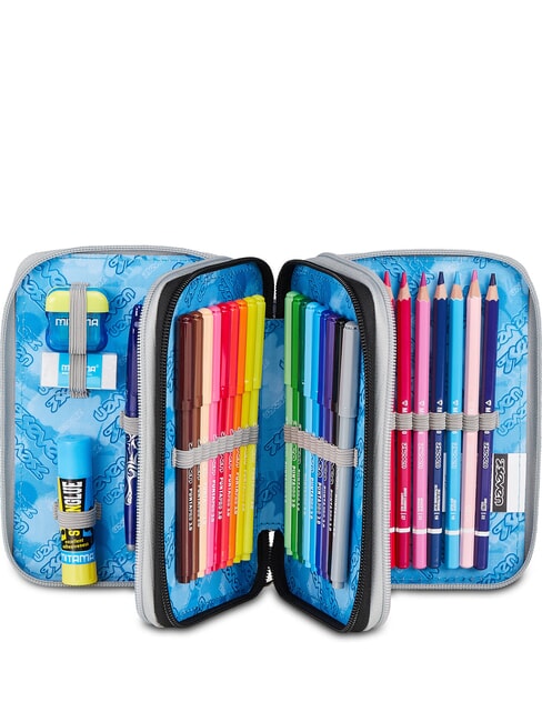SHADOWS OF COLOR Pencil Case with School Kit neutral gray - Cases and Accessories