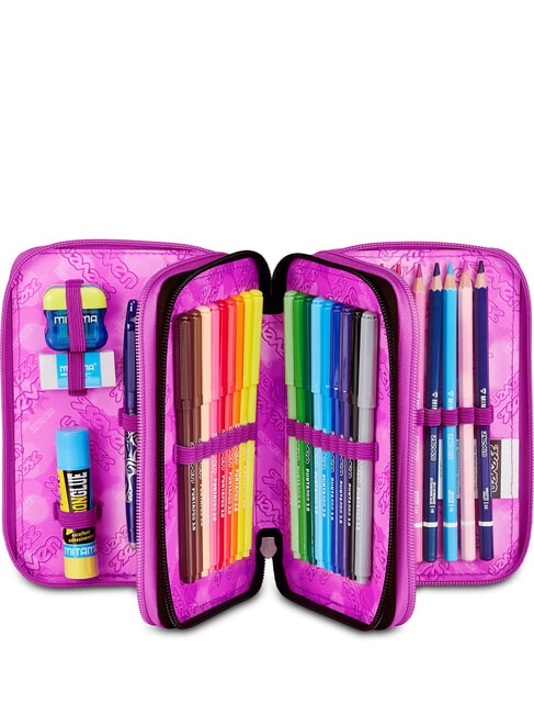 SHADOWS OF COLOR Pencil Case with School Kit light purple - Cases and Accessories