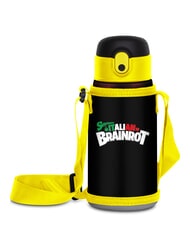 SKIFIDOL ITALIAN BRAINROT Thermal bottle 0.46 l Black - Thermal bottles - 2