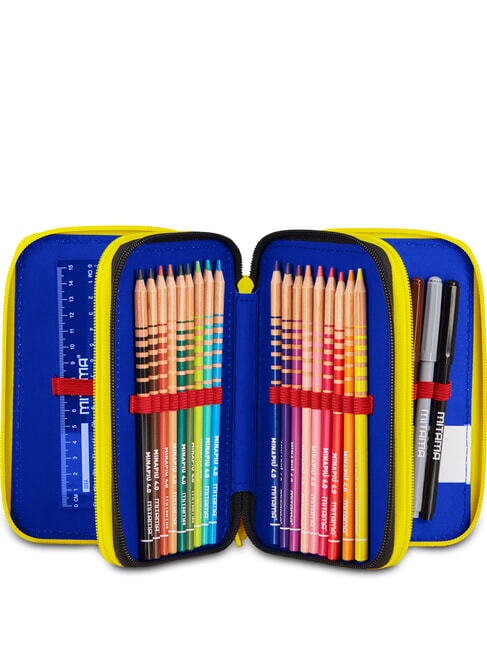 THE HEDGEHOG SPEED Pencil Case with School Kit electric blue - Cases and Accessories