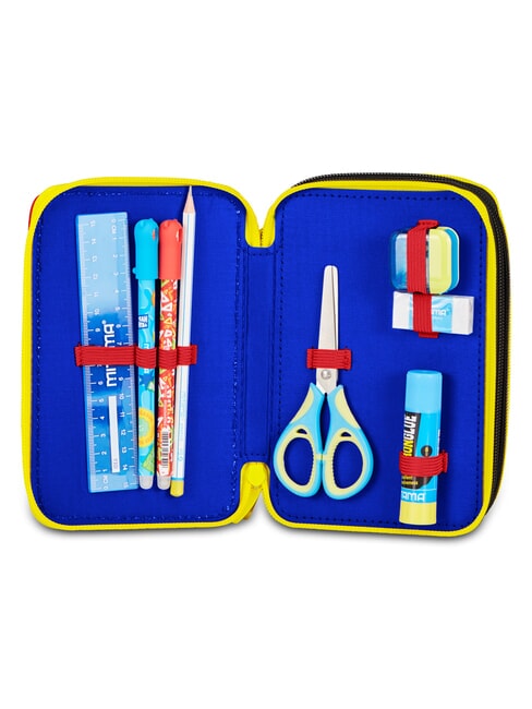 THE HEDGEHOG SPEED Pencil Case with School Kit electric blue - Cases and Accessories