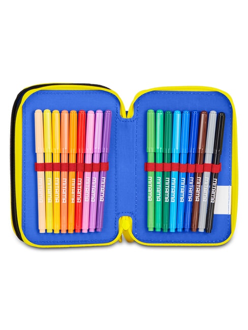 THE HEDGEHOG SPEED Pencil Case with School Kit electric blue - Cases and Accessories
