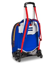 SONIC HEDGEHOG THE HEDGEHOG SPEED Trolley backpack, detachable electric blue - Backpack trolleys - 3