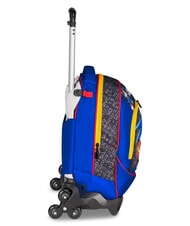SONIC HEDGEHOG THE HEDGEHOG SPEED Trolley backpack, detachable electric blue - Backpack trolleys - 5