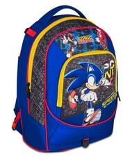 SONIC HEDGEHOG THE HEDGEHOG SPEED Trolley backpack, detachable electric blue - Backpack trolleys - 6