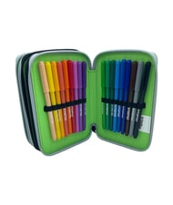 SKIFIDOL ITALIAN BRAINROT Pencil Case with School Kit Black - Cases and Accessories - 4