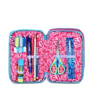 SJGANG GLOW LED UNICORN GIRL Pencil Case with School Kit soft lilac - Cases and Accessories - 3