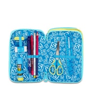 SJGANG METAL DRAGON BOY Pencil Case with School Kit bluebell turquoise - Cases and Accessories - 3