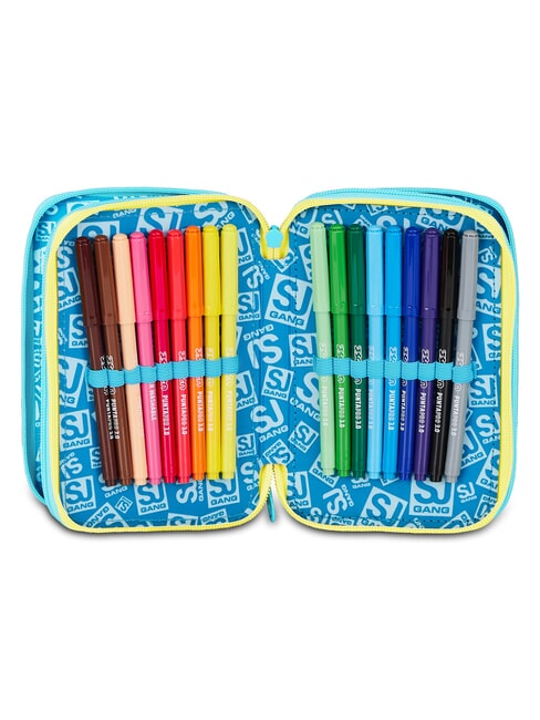 METAL DRAGON BOY Pencil Case with School Kit bluebell turquoise - Cases and Accessories