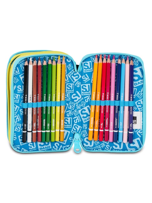 METAL DRAGON BOY Pencil Case with School Kit bluebell turquoise - Cases and Accessories