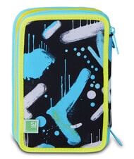 SJGANG METAL DRAGON BOY Pencil Case with School Kit bluebell turquoise - Cases and Accessories - 6