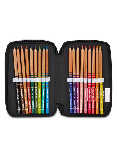 WE ARE YOUTH Pencil Case with School Kit Black - Cases and Accessories