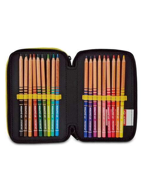 LUPETTO SCHOOL Pencil Case with School Kit rome red - Cases and Accessories