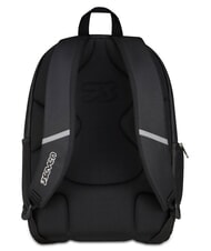 SEVEN MADE OF STARS Backpack with trolley, 14" laptop holder Black - Backpack trolleys - 7